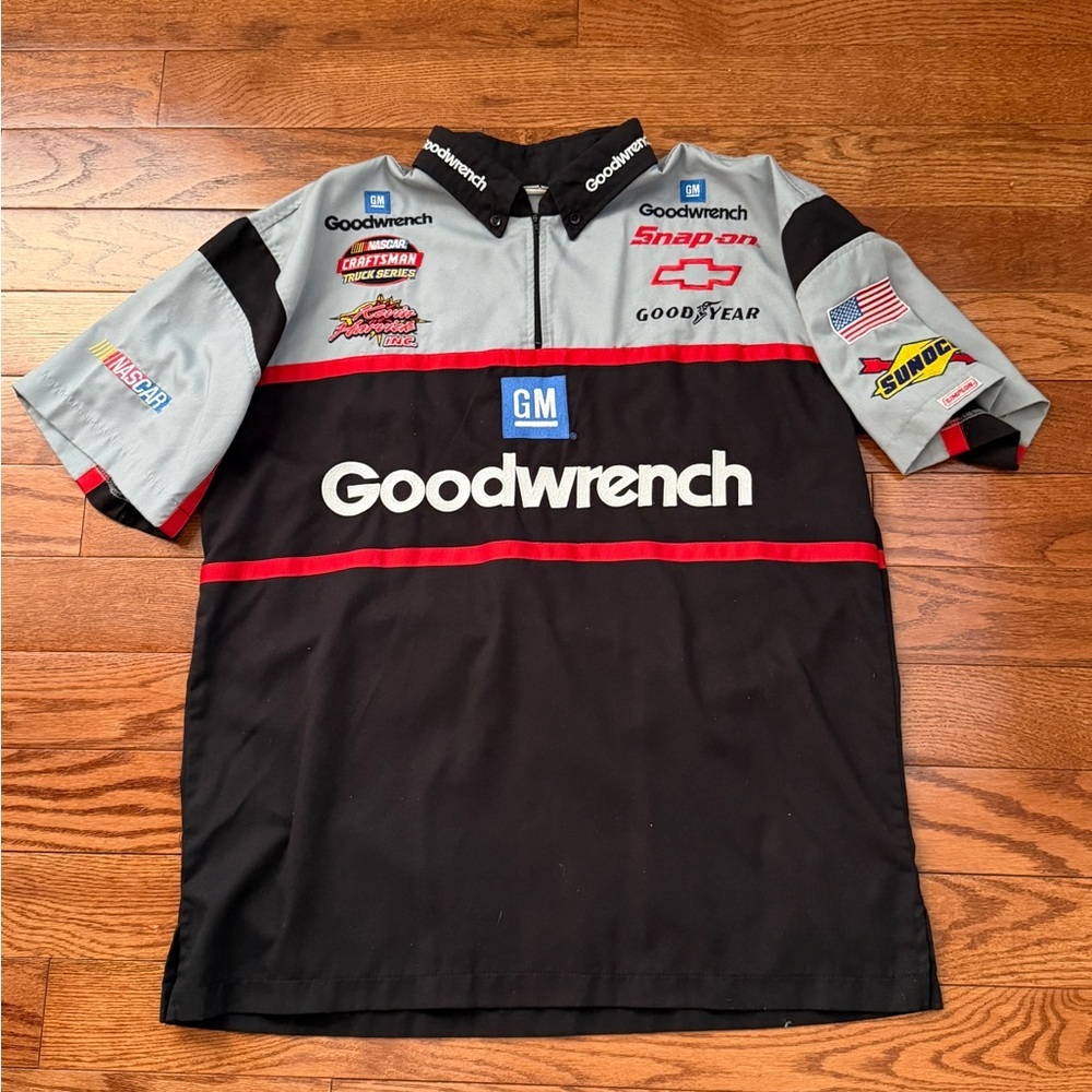 Vintage NASCAR Kevin Harvick Pit Crew Shirt Sz L - Picture 3 of 11